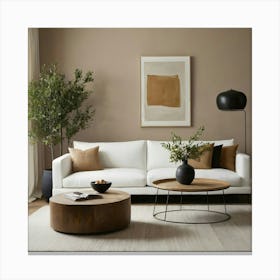 Modern Living Room 61 Canvas Print