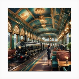 Train Station 2 Canvas Print