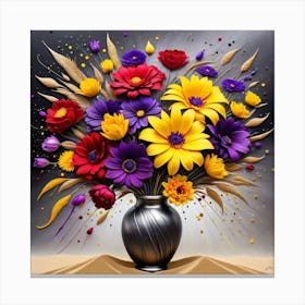 Flowers In A Vase 26 Canvas Print