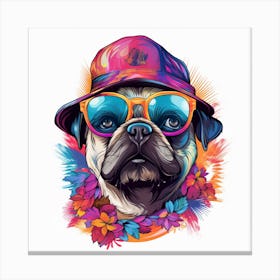 Pug Dog Canvas Print
