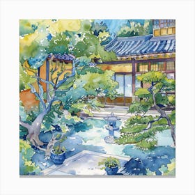 Japanese Garden 4 Canvas Print