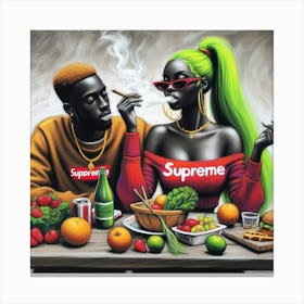 Supreme Couple 15 Canvas Print