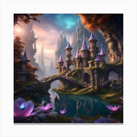 Fairytale Castle Canvas Print