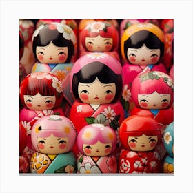 Asian Dolls 1 Canvas Print