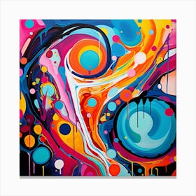 Juangisme Mindless Journey Abstract Art #1 Canvas Print