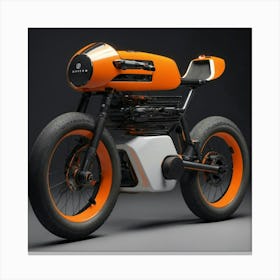 Motorcycle Concept Canvas Print