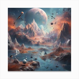 Dystopian World 1 Canvas Print