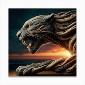 Tiger Art Canvas Print