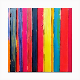 Rainbow Stripes Canvas Print