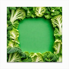 Frame Of Broccoli 8 Canvas Print