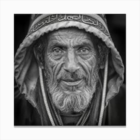 Portrait Of An Old Man 1 Canvas Print
