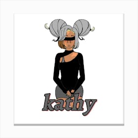 Kathy v4 Canvas Print