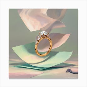 Engagement Ring 6 Canvas Print