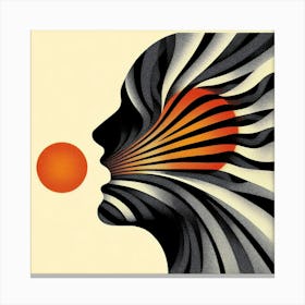 Face Of The Sun Canvas Print