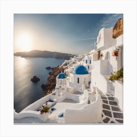 641523 Charming Santorini Island With Pristine Beaches An Xl 1024 V1 0 Canvas Print