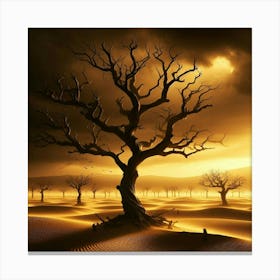 Desert Tree Canvas Print