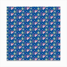 Memphis Pattern 1 Canvas Print