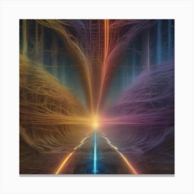 Tunnel Of Light 1 Canvas Print