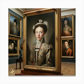 Portrait Of A Lady Canvas Print