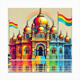 Golden Temple 1 Canvas Print