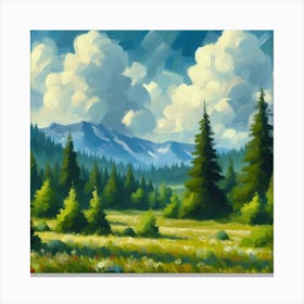 Landscape Painting Canvas Print