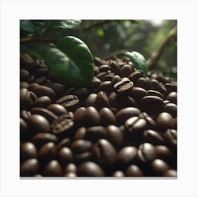 Coffee Beans 154 Canvas Print