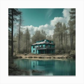 House In The Woods 3 Canvas Print