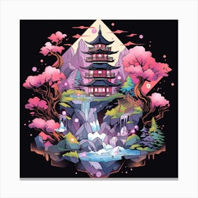 Japanese Pagoda 2 Canvas Print