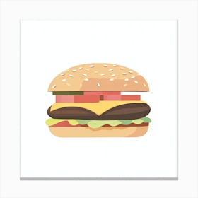 Hamburger 7 Canvas Print