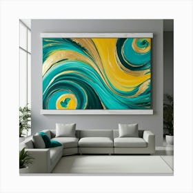 Abstract Painting Canvas Print