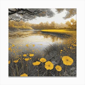 Yellow Poppies Canvas Print