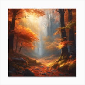 Autumn Forest 4 Canvas Print