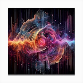 Abstract Psychedelic Design Canvas Print