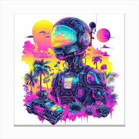 Emo Robot Canvas Print