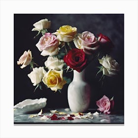 Rose Petals Canvas Print