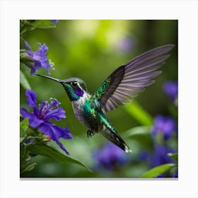 Default A Stunning Highresolution Photograph Of A Vibrant Humm 0 Canvas Print