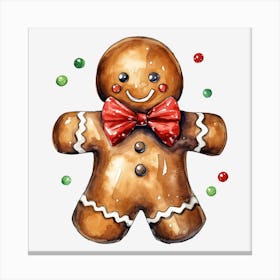 Gingerbread Man 15 Canvas Print