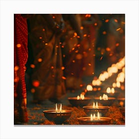 Diwali Lights 7 Canvas Print