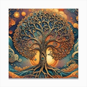 Tree Of Life 25 Canvas Print