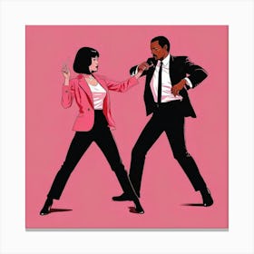 Pulp Fiction Dance Art Prints (3) Canvas Print