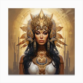 Egyptian Goddess AI Canvas Print