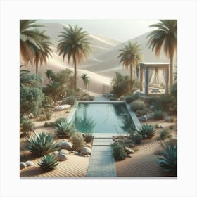 Desert Landscape 4 Canvas Print