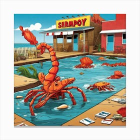 Crabby Canvas Print