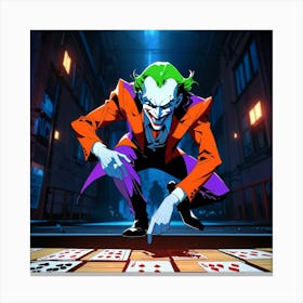 Joker Playing Cards Canvas Print