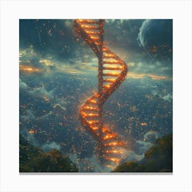 Dna Strand 1 Canvas Print