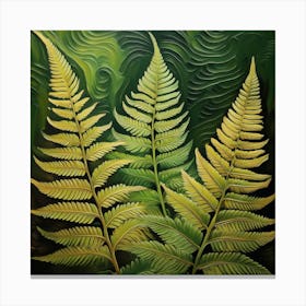 Fern Leaves Canvas Print