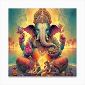 Ganesha Canvas Print