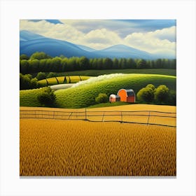 Sweet Farm Life Canvas Print