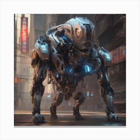 Futuristic Robot #1 Canvas Print