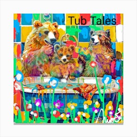 Tub Tales Canvas Print